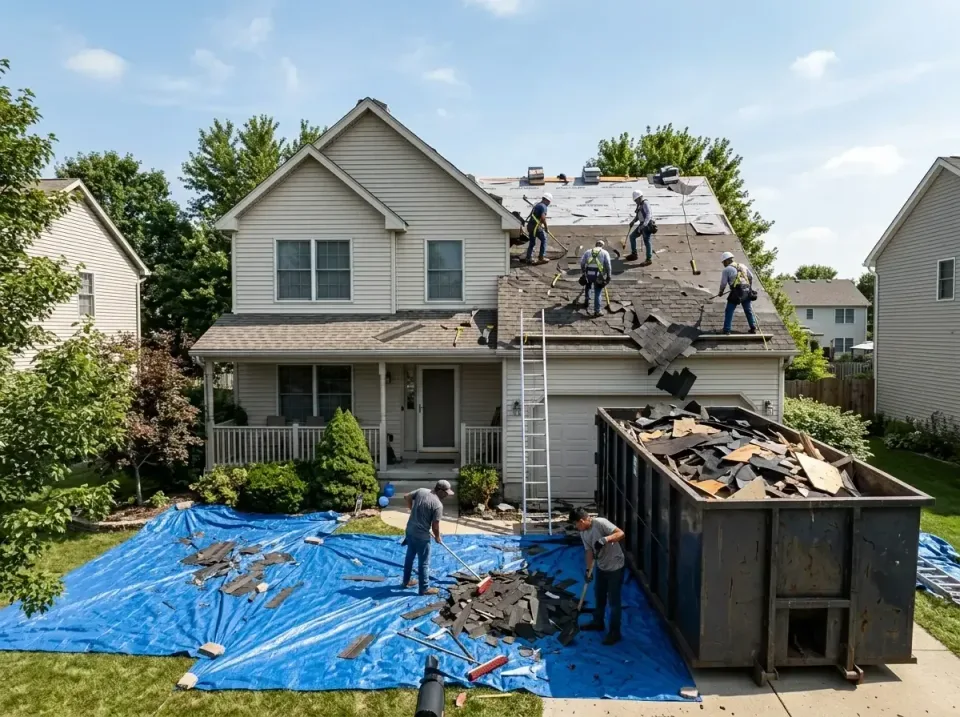 roof-replacement-debris-remova-004 — frequently asked questions, Cheapest Dumpster Rentals in Ennis, TX